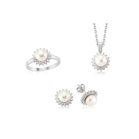 Gumush SET101105 Taşlı Gümüş Set