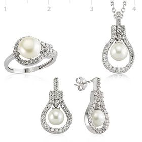 Gumush SET101129 Taşlı Gümüş Set