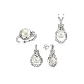 Gumush SET101129 Taşlı Gümüş Set