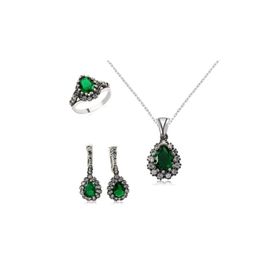 Gumush ST0470525 Taşlı Gümüş Set