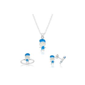 Gumush ST1160015 Pepee Çocuk Gümüş Set