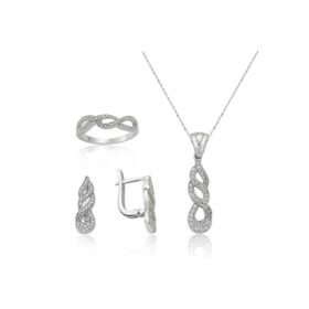Gumush ST1160040 Sonsuzluk Aşk Kadın Gümüş Set