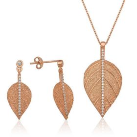 Gumush ST1160129 Yaprak İkili Set