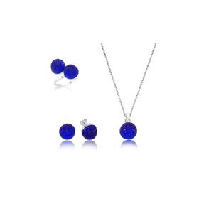 Gumush ST1650002 Taşlı Gümüş Set