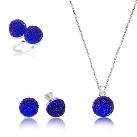 Gumush ST1650002 Taşlı Gümüş Set