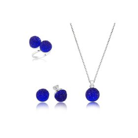 Gumush ST1650002 Taşlı Gümüş Set