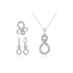 Gumush ST2610041 Sonsuzluk Kadın Gümüş Set