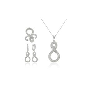 Gumush ST2610041 Sonsuzluk Kadın Gümüş Set