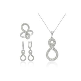Gumush ST2610041 Sonsuzluk Kadın Gümüş Set