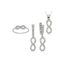 Gumush ST2610041 Sonsuzluk Kadın Gümüş Set
