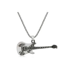 Gumush T3851 ​Gümüş Gitar Erkek Kolye