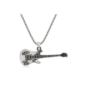 Gumush T3851 ​Gümüş Gitar Erkek Kolye