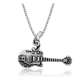 Gumush T3851 ​Gümüş Gitar Erkek Kolye