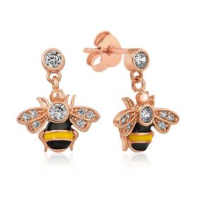 Gumush T3930 ​Gümüş Arı Küpe