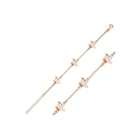 Gumush T3958 Rose Ördek Gümüş Çocuk Bileklik