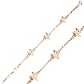 Gumush T3958 Rose Ördek Gümüş Çocuk Bileklik