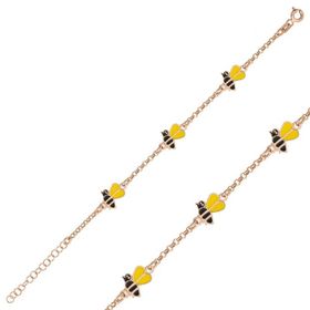 Gumush T3959 Arı Figürlü Gümüş Çocuk Bileklik