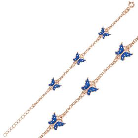 Gumush T3961 Kelebek Figürlü Gümüş Çocuk Bileklik