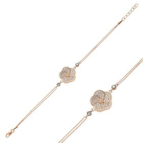 Gumush T3970 Papatya Gümüş Rose Kadın Bileklik