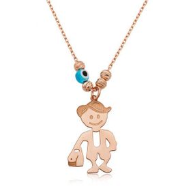 Gumush T4118 Gümüş Erkek Çocuk Kolye