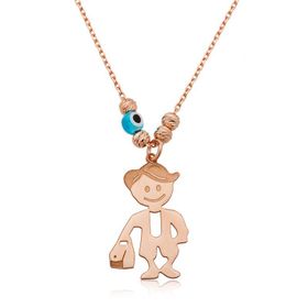 Gumush T4118 Gümüş Erkek Çocuk Kolye