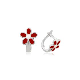Gumush T4130 Gümüş Çiçek Çocuk Küpesi
