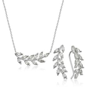 Gumush T4240 Başak Kadın Gümüş Set