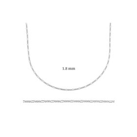 Gumush T4500 1.8 mm 0.50 mikron Gümüş Figaro Zincir