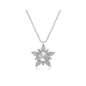 ​Gumush T4544 Lotus Çiçeği Gümüş Kadın Kolye