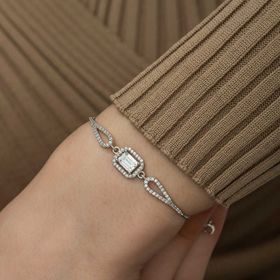 Gumush T5241 PB Baget Gümüş Bileklik