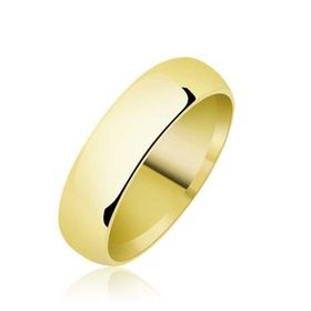 Gumush T5452 PB 2 Mm Düz Bombeli Gold Gümüş Alyans