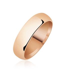 Gumush T5453 PB 5 Mm Düz Bombeli Rose Gümüş Alyans