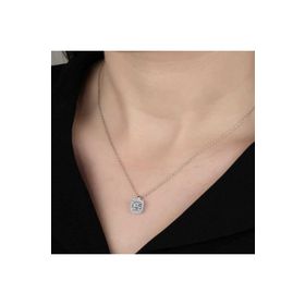 Gumush T5744 Swarovski Taşlı Tektaş Gümüş Kadın Kolye