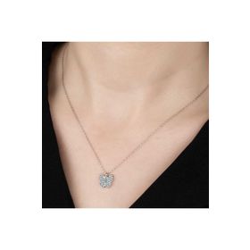 Gumush T5789 PB Swarovski Taşlı Kelebek Gümüş Kolye