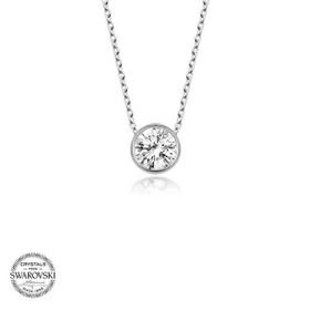 Gumush T5849 Swarovski Taşlı Tektaş Gümüş Kadın Kolye