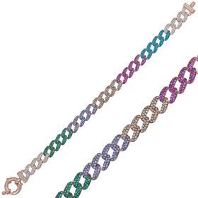 Gumush T5858 PB Taşlı Gurmet Gümüş Bayan Bileklik