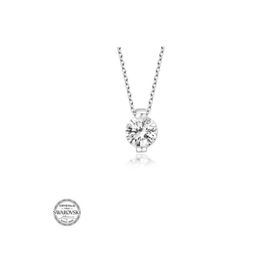 Gumush T5883 Swarovski Taşlı Tektaş Gümüş Kadın Kolye