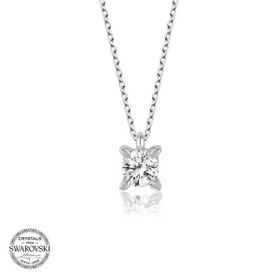 Gumush T5891 Swarovski Taşlı Tektaş Gümüş Kadın Kolye