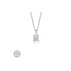 Gumush T5892 Swarovski Taşlı Tektaş Bayan Gümüş Kolye