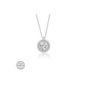 Gumush T5893 Swarovski Taşlı Çember Tektaş Gümüş Kadın Kolye