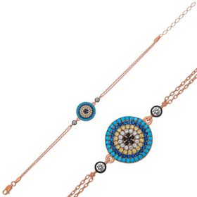 Gumush T6284 PB Nazar Bayan Gümüş Bileklik