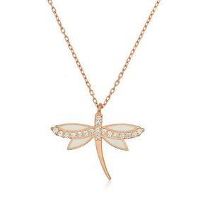 Gumush T6525 Rose Yusufçuk Bayan Gümüş Kolye