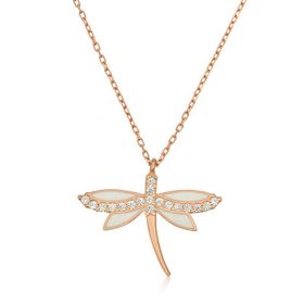 Gumush T6525 Rose Yusufçuk Bayan Gümüş Kolye