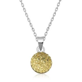 Gumush T6935 Kristal Taşlı Kadın Gümüş Kolye