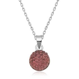 Gumush T6944 Kristal Taşlı Kadın Gümüş Kolye