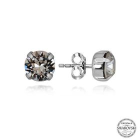 Gumush T7174 Swarovski Crystal Taşlı Çivili Kadın Gümüş Küpe