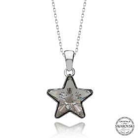 Gumush T7273 Swarovski Crystal Taşlı Yıldız Kadın Gümüş Kolye