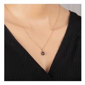 Gumush T7283 Damla Rose İnci Kadın Gümüş Kolye
