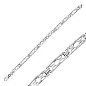 Gumush T7409 Oksitli Erkek Gümüş Bileklik