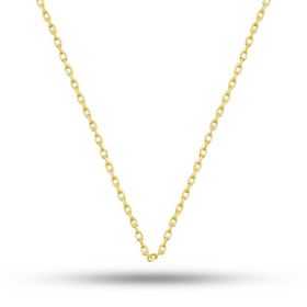 Gumush T7493 Gold 0.30 Mikron 50 cm Forse Kadın Gümüş Zincir